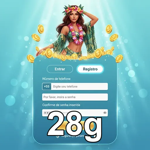 App oficial 28g no celular com acesso prático