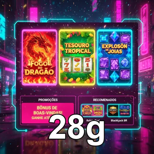 App 28g com login seguro em interface glassmorphism